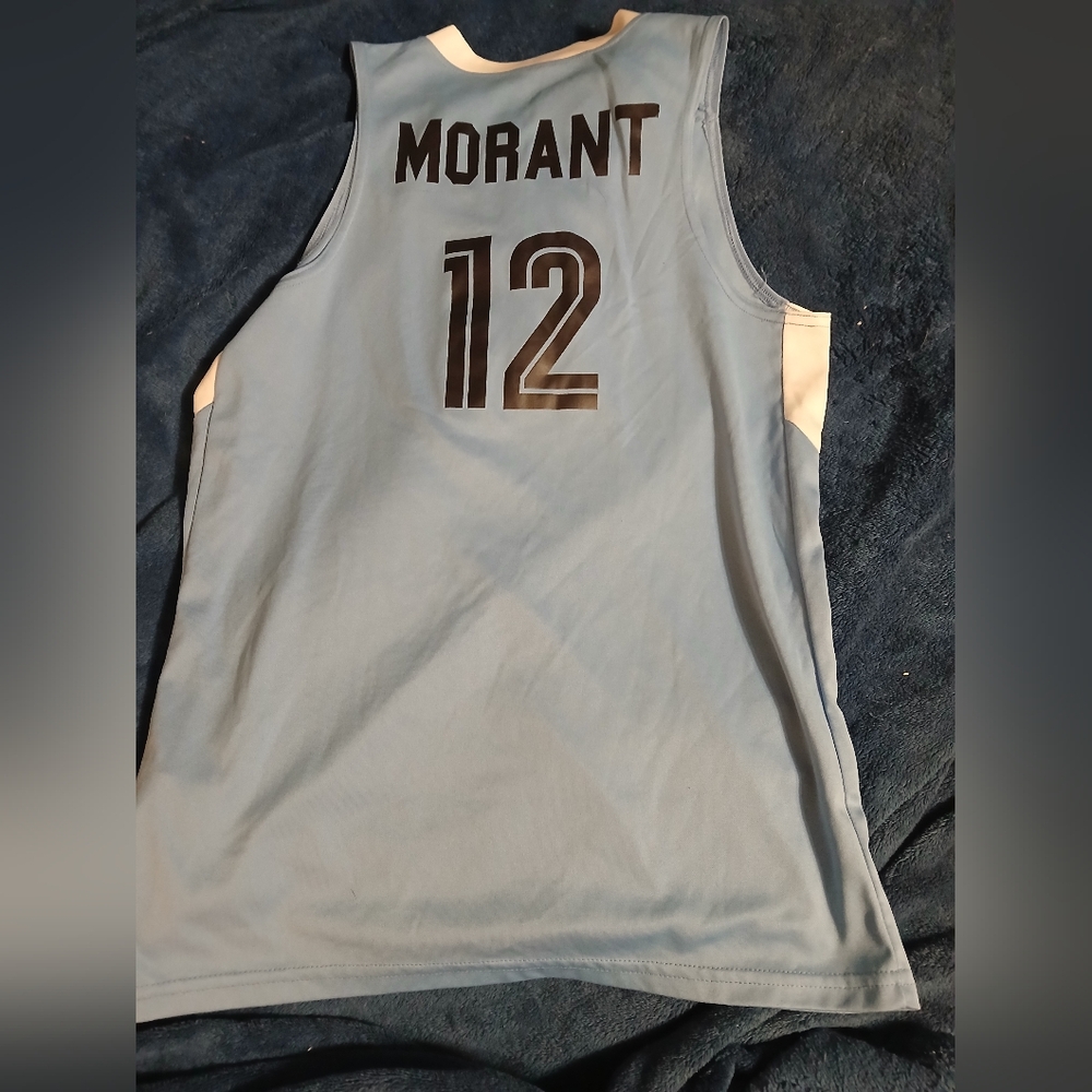 MORANT/GRIZZLIES#12Augusta‎ Sportswear Youth Light Blue Jersey. (Y)L